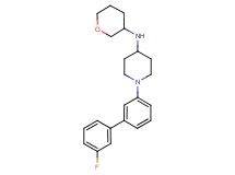 1-(3'-fluoro-3-biphenylyl)-N-(tetrahydro-2H-pyran-3-yl)-4-piperidinamine