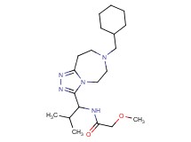 N-{1-[7-(cyclohexylmethyl)-6,7,8,9-tetrahydro-5H-[1,2,4]triazolo[4,3-d][1,4]diazepin-3-yl]-2-methylpropyl}-2-methoxyacetamide