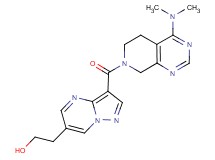 2-(3-{[4-(dimethylamino)-5,8-dihydropyrido[3,4-d]pyrimidin-7(6H)-yl]carbonyl}pyrazolo[1,5-a]pyrimidin-6-yl)ethanol