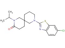 8-(6-chloro-1,3-benzothiazol-2-yl)-2-isopropyl-2,8-diazaspiro[5.5]undecan-3-one