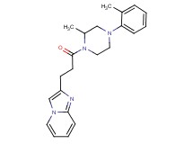 2-{3-[2-methyl-4-(2-methylphenyl)-1-piperazinyl]-3-oxopropyl}imidazo[1,2-a]pyridine