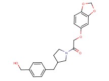 [4-({1-[(1,3-benzodioxol-5-yloxy)acetyl]pyrrolidin-3-yl}methyl)phenyl]methanol