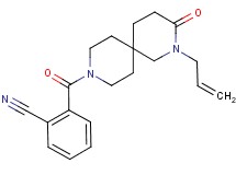 2-[(2-allyl-3-oxo-2,9-diazaspiro[5.5]undec-9-yl)carbonyl]benzonitrile