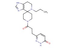 6-[3-oxo-3-(5-propyl-1,5,6,7-tetrahydro-1'H-spiro[imidazo[4,5-c]pyridine-4,4'-piperidin]-1'-yl)propyl]pyridazin-3(2H)-one