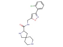 N-{[3-(2-chlorophenyl)-5-isoxazolyl]methyl}-2,8-diazaspiro[4.5]decane-3-carboxamide dihydrochloride