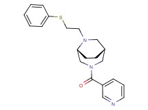 (1R*,5R*)-6-[2-(phenylthio)ethyl]-3-(3-pyridinylcarbonyl)-3,6-diazabicyclo[3.2.2]nonane