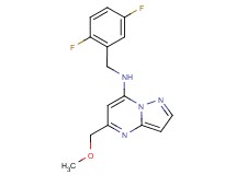 N-(2,5-difluorobenzyl)-5-(methoxymethyl)pyrazolo[1,5-a]pyrimidin-7-amine