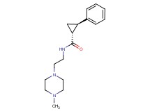 rel-(1R,2R)-N-[2-(4-methyl-1-piperazinyl)ethyl]-2-phenylcyclopropanecarboxamide bis(trifluoroacetate)