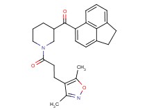 1,2-dihydro-5-acenaphthylenyl{1-[3-(3,5-dimethyl-4-isoxazolyl)propanoyl]-3-piperidinyl}methanone