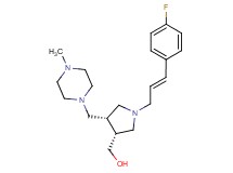 {(3R*,4S*)-1-[(2E)-3-(4-fluorophenyl)prop-2-en-1-yl]-4-[(4-methylpiperazin-1-yl)methyl]pyrrolidin-3-yl}methanol