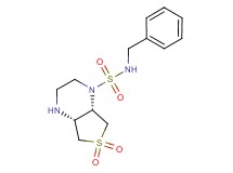 (4aR*,7aS*)-N-benzylhexahydrothieno[3,4-b]pyrazine-1(2H)-sulfonamide 6,6-dioxide