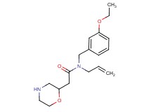 N-allyl-N-(3-ethoxybenzyl)-2-(2-morpholinyl)acetamide hydrochloride