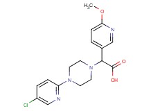 [4-(5-chloropyridin-2-yl)piperazin-1-yl](6-methoxypyridin-3-yl)acetic acid