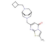 7-{[(1S*,5R*)-6-(cyclobutylmethyl)-3,6-diazabicyclo[3.2.2]non-3-yl]methyl}-2-methyl-5H-[1,3]thiazolo[3,2-a]pyrimidin-5-one