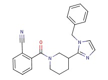 2-{[3-(1-benzyl-1H-imidazol-2-yl)-1-piperidinyl]carbonyl}benzonitrile
