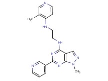 (3-methyl-4-pyridinyl)(2-{[1-methyl-6-(3-pyridinyl)-1H-pyrazolo[3,4-d]pyrimidin-4-yl]amino}ethyl)amine