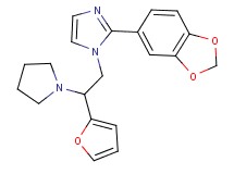 2-(1,3-benzodioxol-5-yl)-1-[2-(2-furyl)-2-pyrrolidin-1-ylethyl]-1H-imidazole