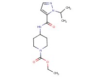 ethyl 4-{[(1-isopropyl-1H-pyrazol-5-yl)carbonyl]amino}piperidine-1-carboxylate