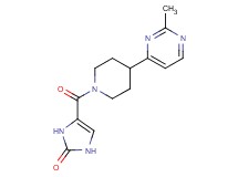 4-{[4-(2-methylpyrimidin-4-yl)piperidin-1-yl]carbonyl}-1,3-dihydro-2H-imidazol-2-one