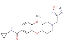 N-cyclopropyl-4-methoxy-3-{[1-(1,2,4-oxadiazol-3-ylmethyl)piperidin-4-yl]oxy}benzamide