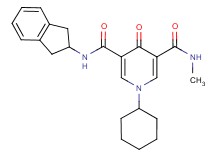 1-cyclohexyl-N-(2,3-dihydro-1H-inden-2-yl)-N'-methyl-4-oxo-1,4-dihydro-3,5-pyridinedicarboxamide
