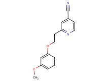 2-[2-(3-methoxyphenoxy)ethyl]isonicotinonitrile