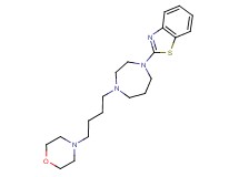 2-{4-[4-(4-morpholinyl)butyl]-1,4-diazepan-1-yl}-1,3-benzothiazole bis(trifluoroacetate)