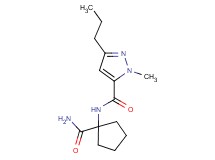 N-[1-(aminocarbonyl)cyclopentyl]-1-methyl-3-propyl-1H-pyrazole-5-carboxamide