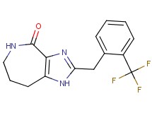 2-[2-(trifluoromethyl)benzyl]-5,6,7,8-tetrahydroimidazo[4,5-c]azepin-4(1H)-one