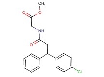 methyl N-[3-(4-chlorophenyl)-3-phenylpropanoyl]glycinate