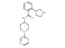N-[1-(2-pyrazinyl)-4-piperidinyl]-2-(3-pyrrolidinyl)benzamide dihydrochloride