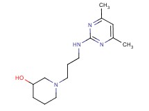 1-{3-[(4,6-dimethylpyrimidin-2-yl)amino]propyl}piperidin-3-ol