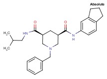 (3R,5S)-1-benzyl-N-(2,3-dihydro-1H-inden-5-yl)-N'-isobutyl-3,5-piperidinedicarboxamide
