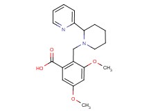 3,5-dimethoxy-2-[(2-pyridin-2-ylpiperidin-1-yl)methyl]benzoic acid