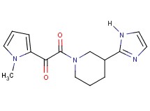 2-[3-(1H-imidazol-2-yl)-1-piperidinyl]-1-(1-methyl-1H-pyrrol-2-yl)-2-oxoethanone