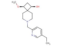 (1R*,3S*)-7-[(5-ethyl-2-pyridinyl)methyl]-3-methoxy-7-azaspiro[3.5]nonan-1-ol