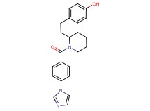 4-(2-{1-[4-(1H-imidazol-1-yl)benzoyl]-2-piperidinyl}ethyl)phenol