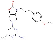 (3aS*,6aR*)-5-(2-amino-6-methyl-4-pyrimidinyl)-3-[3-(4-methoxyphenyl)propyl]hexahydro-2H-pyrrolo[3,4-d][1,3]oxazol-2-one