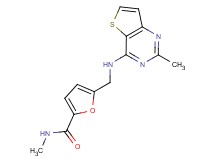 N-methyl-5-{[(2-methylthieno[3,2-d]pyrimidin-4-yl)amino]methyl}-2-furamide