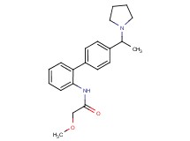 2-methoxy-N-[4'-(1-pyrrolidin-1-ylethyl)biphenyl-2-yl]acetamide