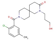 9-(2-chloro-5-methylbenzoyl)-2-(3-hydroxypropyl)-2,9-diazaspiro[5.5]undecan-3-one