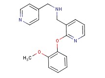 1-[2-(2-methoxyphenoxy)-3-pyridinyl]-N-(4-pyridinylmethyl)methanamine