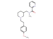 N-({1-[2-(4-methoxyphenyl)ethyl]-3-piperidinyl}methyl)-N-methyl-2-pyridinecarboxamide