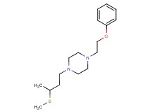 1-[3-(methylthio)butyl]-4-(2-phenoxyethyl)piperazine