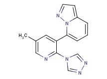 7-[5-methyl-2-(4H-1,2,4-triazol-4-yl)pyridin-3-yl]pyrazolo[1,5-a]pyridine