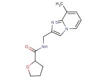N-[(8-methylimidazo[1,2-a]pyridin-2-yl)methyl]tetrahydrofuran-2-carboxamide