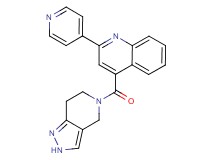 2-(4-pyridinyl)-4-(2,4,6,7-tetrahydro-5H-pyrazolo[4,3-c]pyridin-5-ylcarbonyl)quinoline