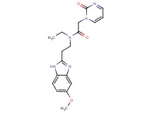 N-ethyl-N-[2-(5-methoxy-1H-benzimidazol-2-yl)ethyl]-2-(2-oxopyrimidin-1(2H)-yl)acetamide
