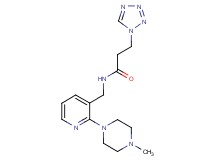 N-{[2-(4-methylpiperazin-1-yl)pyridin-3-yl]methyl}-3-(1H-tetrazol-1-yl)propanamide