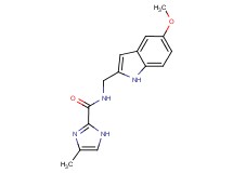 N-[(5-methoxy-1H-indol-2-yl)methyl]-4-methyl-1H-imidazole-2-carboxamide